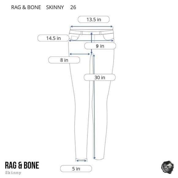 RAG & BONE THE SKINNY - SLIM FIT JEAN IN BRIGHT WHITE NWT STRETCH SUMMER WEEKEND - Picture 12 of 12
